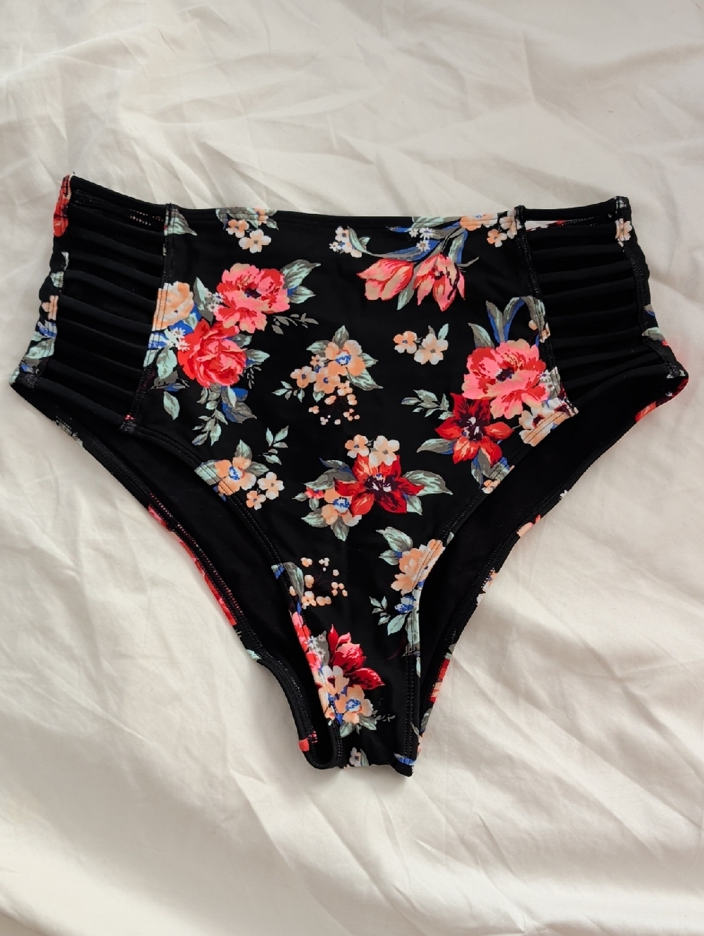 Abercrombie & Fitch High-Waist Floral Bikini Bottoms Size S